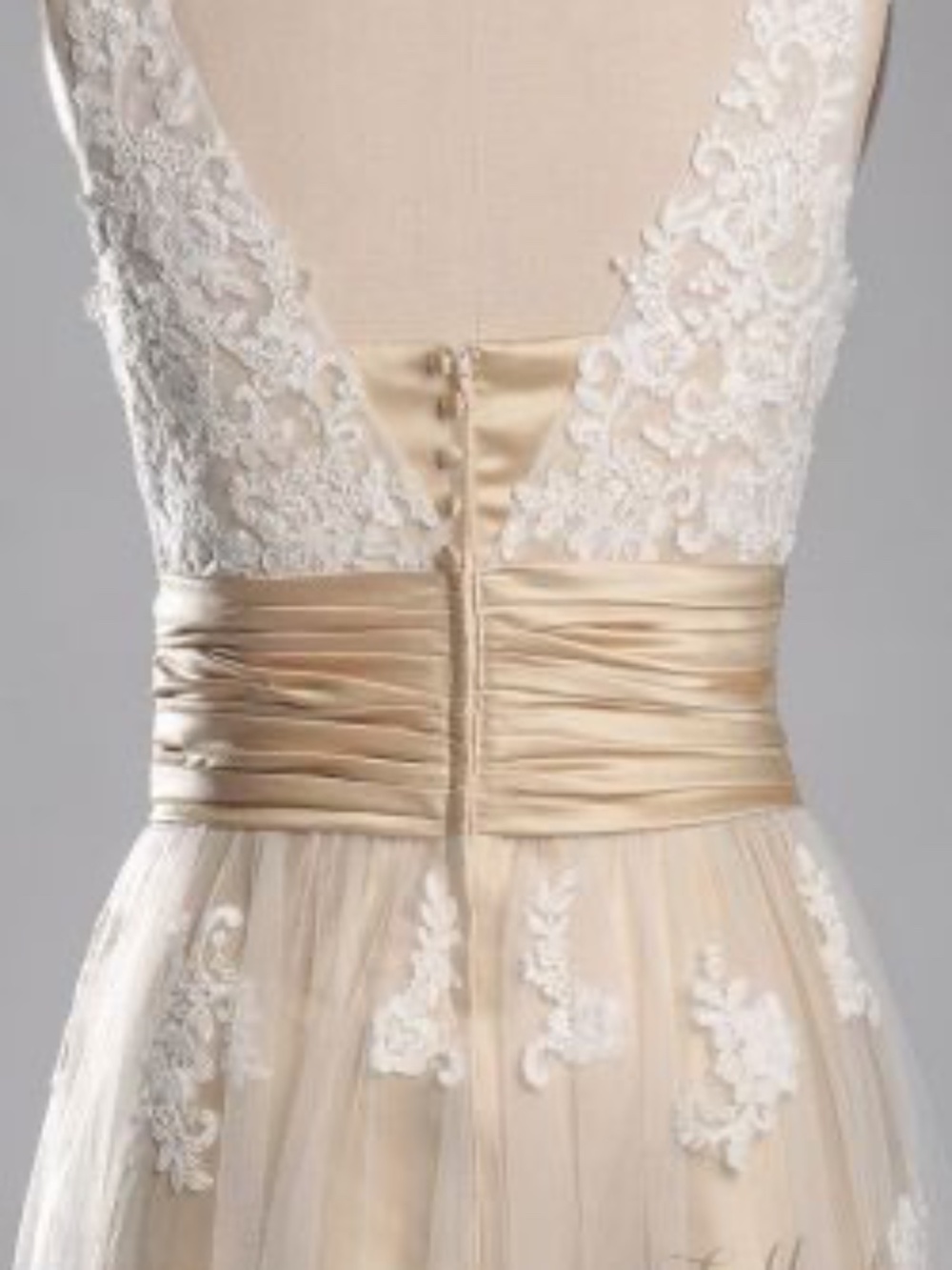 Chantilly & Tulle Wedding Dress